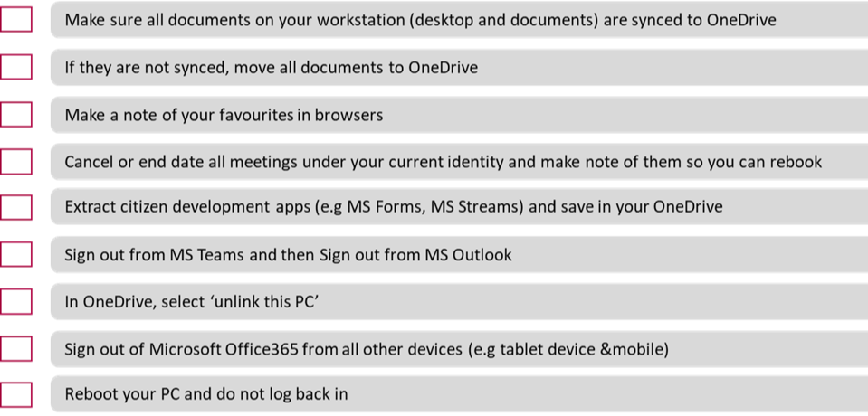 Get Ready ICT Checklist