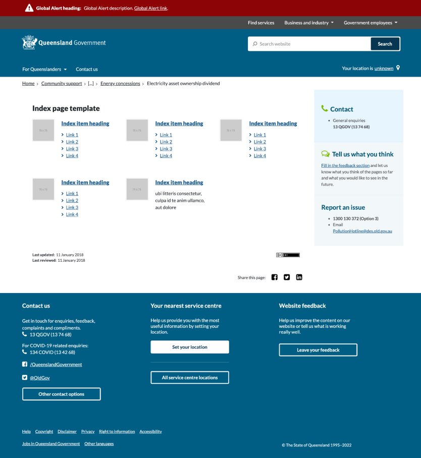 Franchise landing page template full view preview